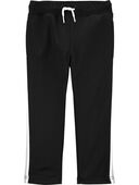 Black - Toddler Pull-On Athletic Pants