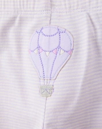 Baby Girl 3-Piece Hot Air Balloon Little Character Set® - Purple, 