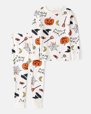 Baby 2-Piece Halloween 100% Snug Fit Cotton Pajamas - Ivory, 