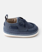 Baby Boy Corduroy Boat Shoes - Blue, image 2 of 6 slides