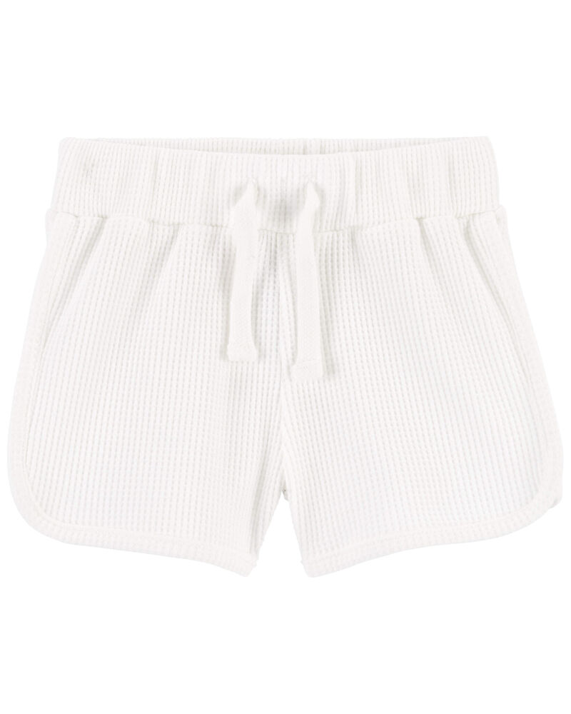 Baby Pull-On Waffle Knit Shorts, image 1 of 2 slides