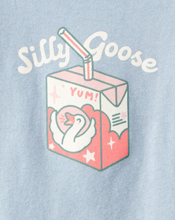 Toddler Girl Silly Goose Long-Sleeve Graphic Tee - Blue, 