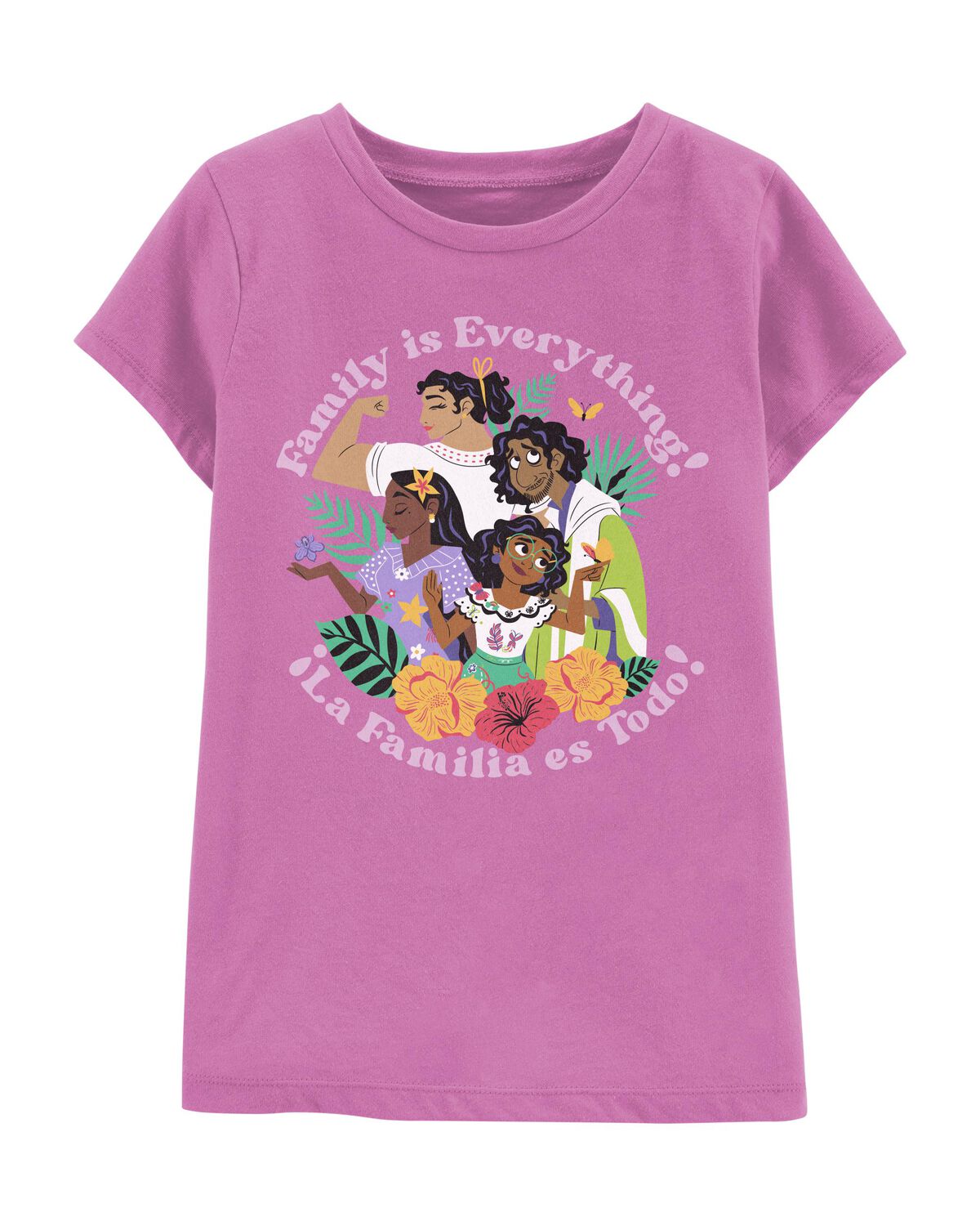 Pink Kid Family Is Everything Encanto ©Disney Tee | carters.com