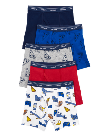 Toddler 5-Pack Boxer Briefs Underwear, 