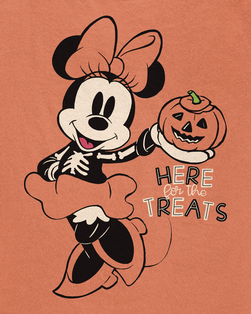 Toddler Glow In The Dark Minnie Mouse Halloween Tee, image 3 of 3 slides