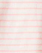 Baby Girl Striped Long-Sleeve Top - Pink, image 2 of 3 slides