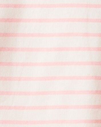 Baby Girl Striped Long-Sleeve Top - Pink, 