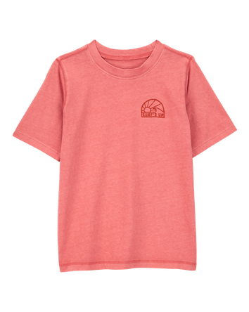 Kid Solid Short-Sleeve Tee - Red, 