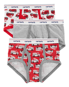 3-Pack Cotton Briefs Underwear, image 1 of 3 slides
