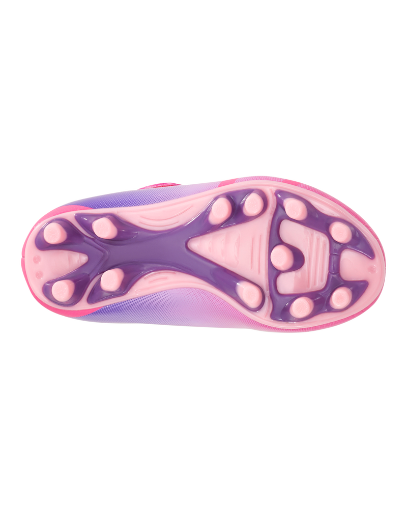 Kid Soccer Sport Cleats - Pink, image 5 of 7 slides