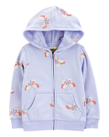 Toddler girl zip up hoodie on sale