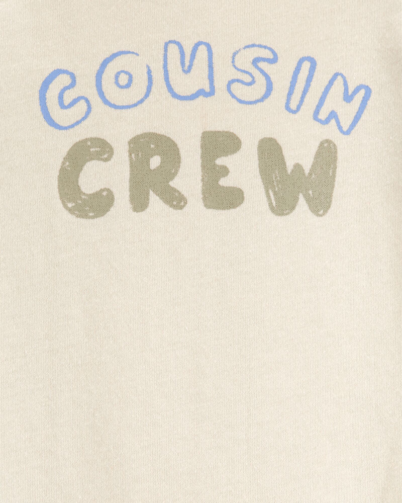 Baby Cousin Crew Short-Sleeve Bodysuit - Ivory, image 2 of 3 slides