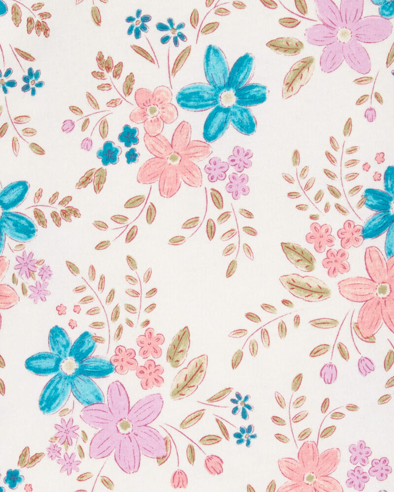 Baby 2-Piece Floral Tee & Flutter Jumper Set, image 5 of 6 slides