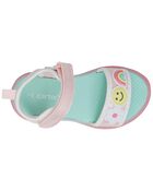 Toddler Smiley Face Light-Up Sandals, image 4 of 7 slides