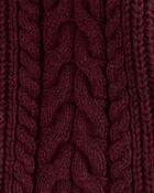 Baby Hooded Cable-Knit Jacket, image 2 of 3 slides