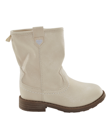 Toddler Cowgirl Boots - White, 