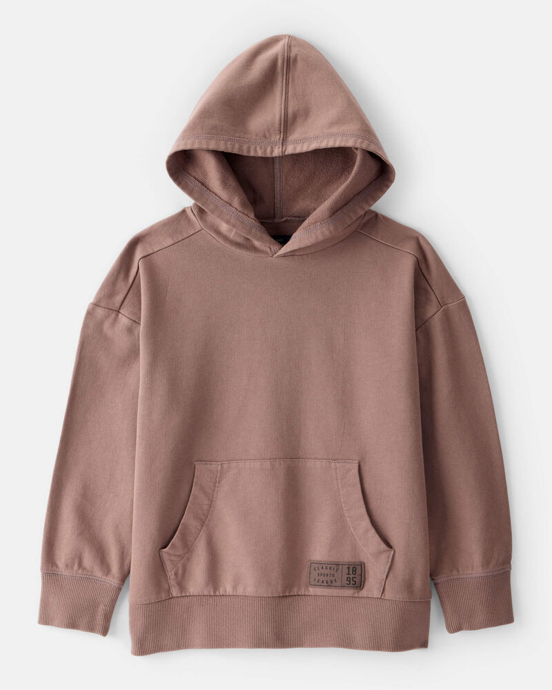 Boys French Terry Hoodie - Brown, image 1 of 4 slides