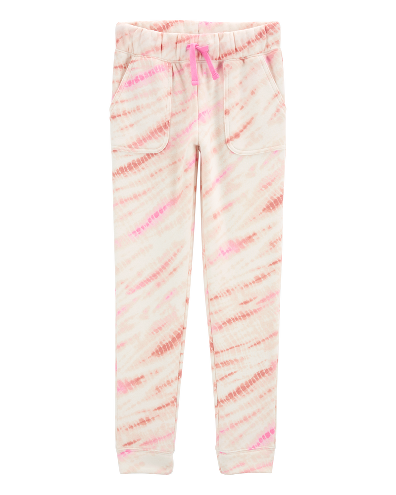 Kid 2-Piece Tie Dye Fleece Pullover & Pants Set, image 4 of 6 slides