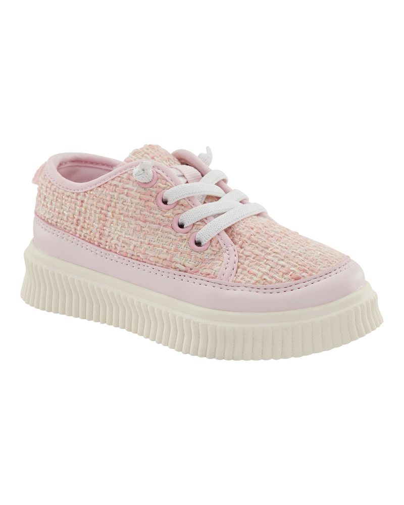 Toddler Casual Platform Sneakers - Pink, image 1 of 7 slides