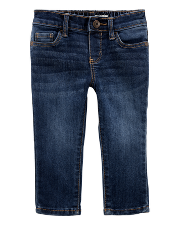 Baby Dark Wash Super Skinny-Leg Jeans, 