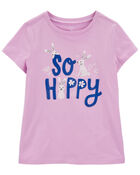 So Hoppy Bunny Graphic Tee, image 1 of 3 slides