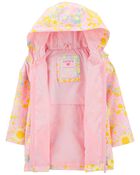 Toddler Floral Rain Jacket, image 2 of 3 slides