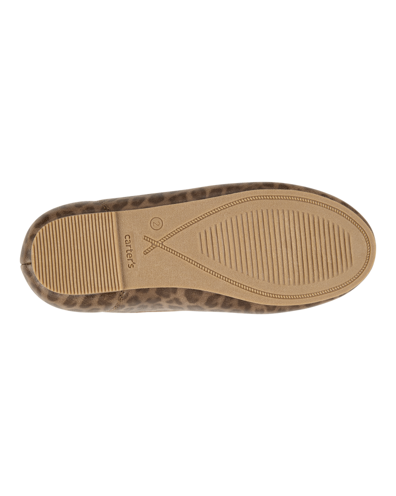 Kid Leopard Ballet Flats, image 5 of 6 slides