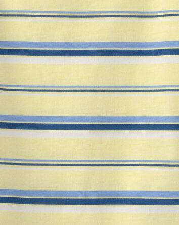 Baby Striped T-Shirt - Yellow/Blue, 