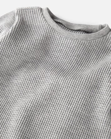 Baby 3-Pack Waffle Knit T-Shirts Made with Organic Cotton, 