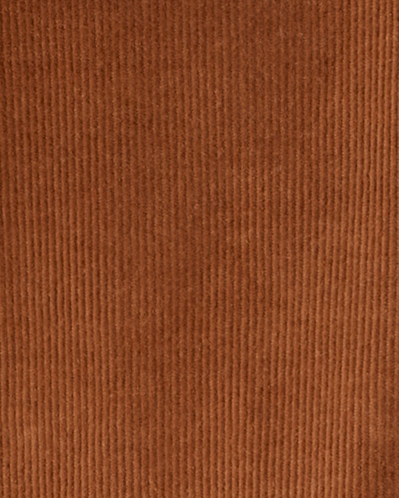 Girls Western Corduroy Long-Sleeve Fashion Jacket - Brown, image 2 of 3 slides