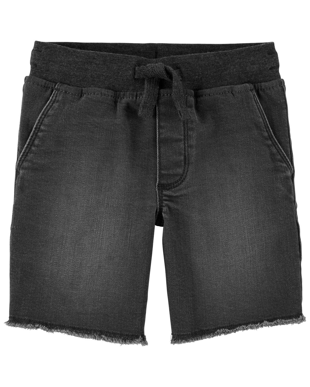 Vintage Black Baby PullOn Denim Shorts