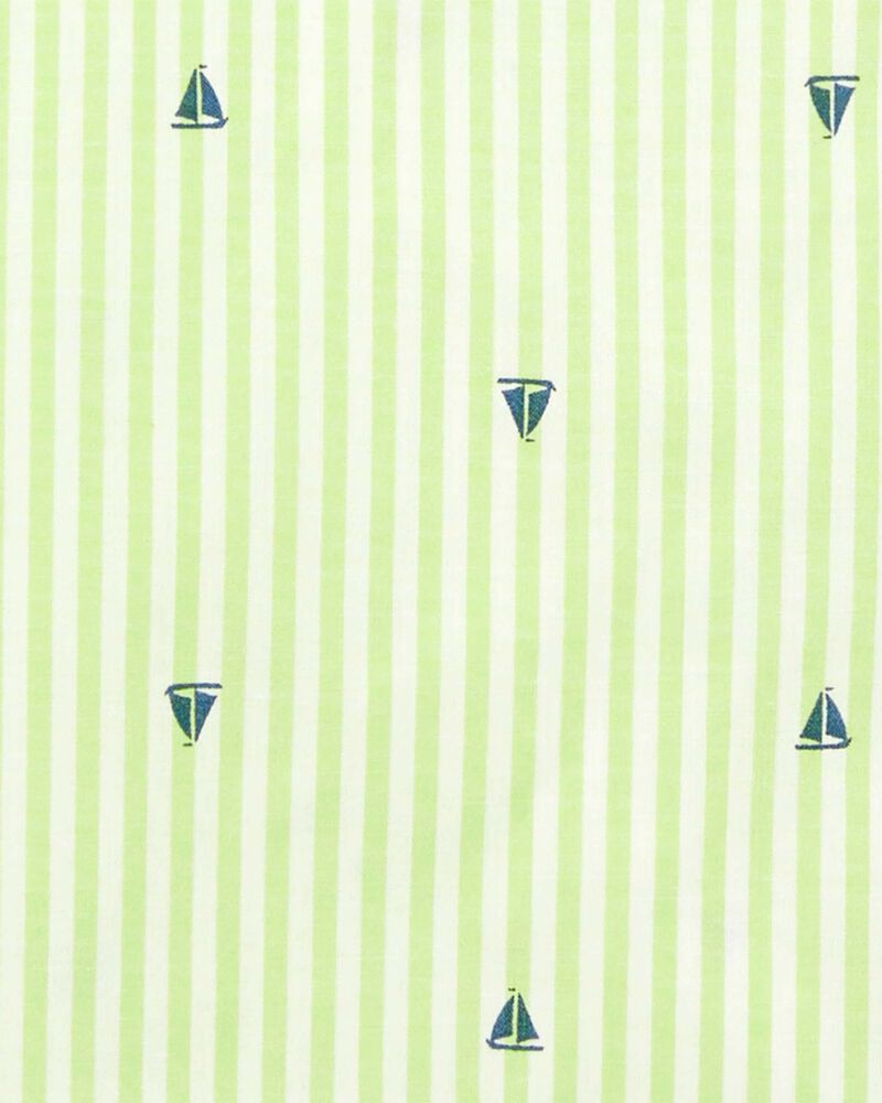 Toddler Sailboat Button-Down Shirt, image 2 of 3 slides