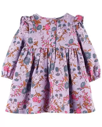 Baby Floral Print Ruffle Dress, 