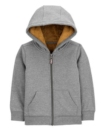 Kid Zip-Up Fleece Hoodie, 