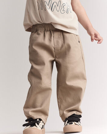 Toddler Barrel Pant - Tan, 