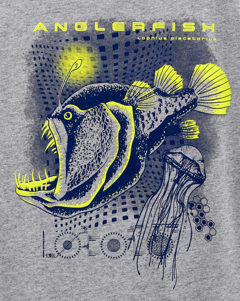 Kid 2-Pack Dinosaur & Anglerfish Graphic Tees, image 3 of 5 slides