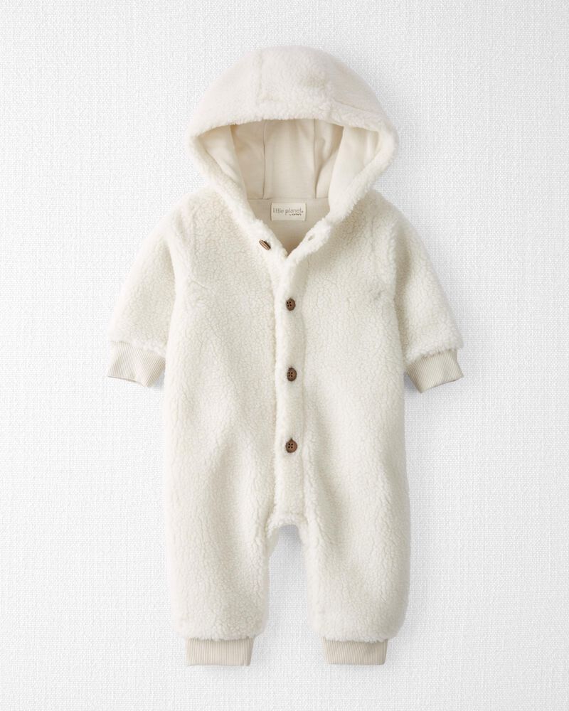 Baby Sherpa Jumpsuit Made with Recycled Materials
, image 1 of 5 slides