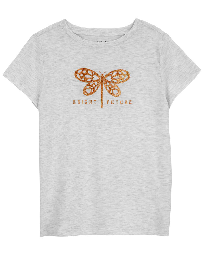 Kid Glitter Dragonfly Graphic Tee, image 1 of 3 slides
