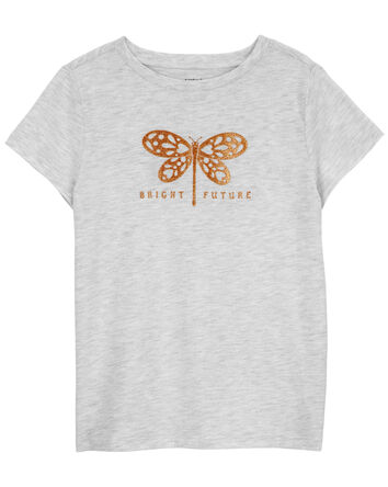 Kid Glitter Dragonfly Graphic Tee, 