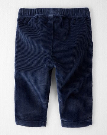 Baby Organic Cotton Corduroy Drawstring Pants, 