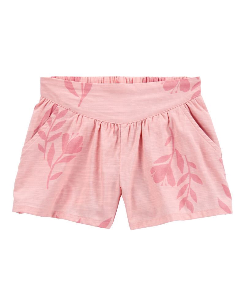 Kid Floral Sun Short - Pink, image 1 of 5 slides