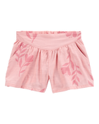 Kid Floral Sun Short - Pink, image 1 of 5 slides