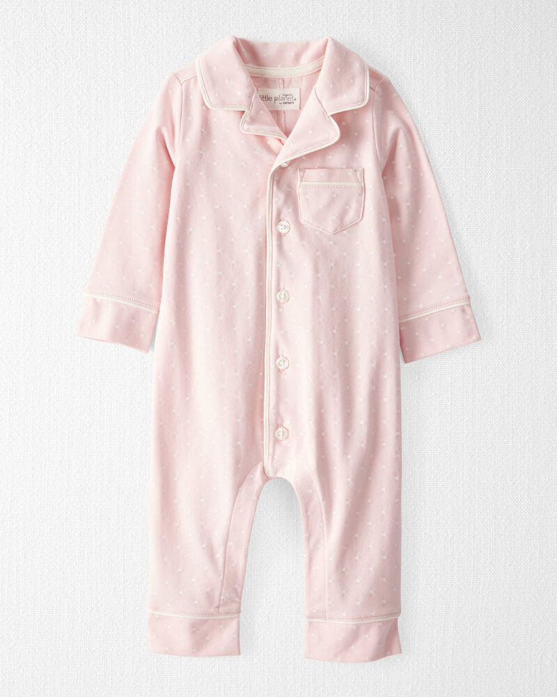 Baby Organic Cotton Coat Style One Piece, image 1 of 4 slides