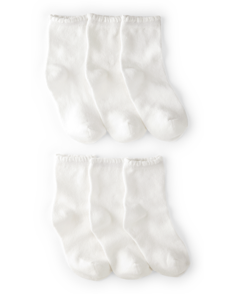 Kid 6-Pack Crew Socks, image 1 of 2 slides