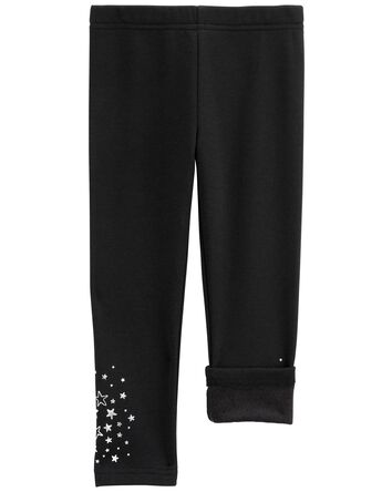 Star Cozy Fleece Leggings, 