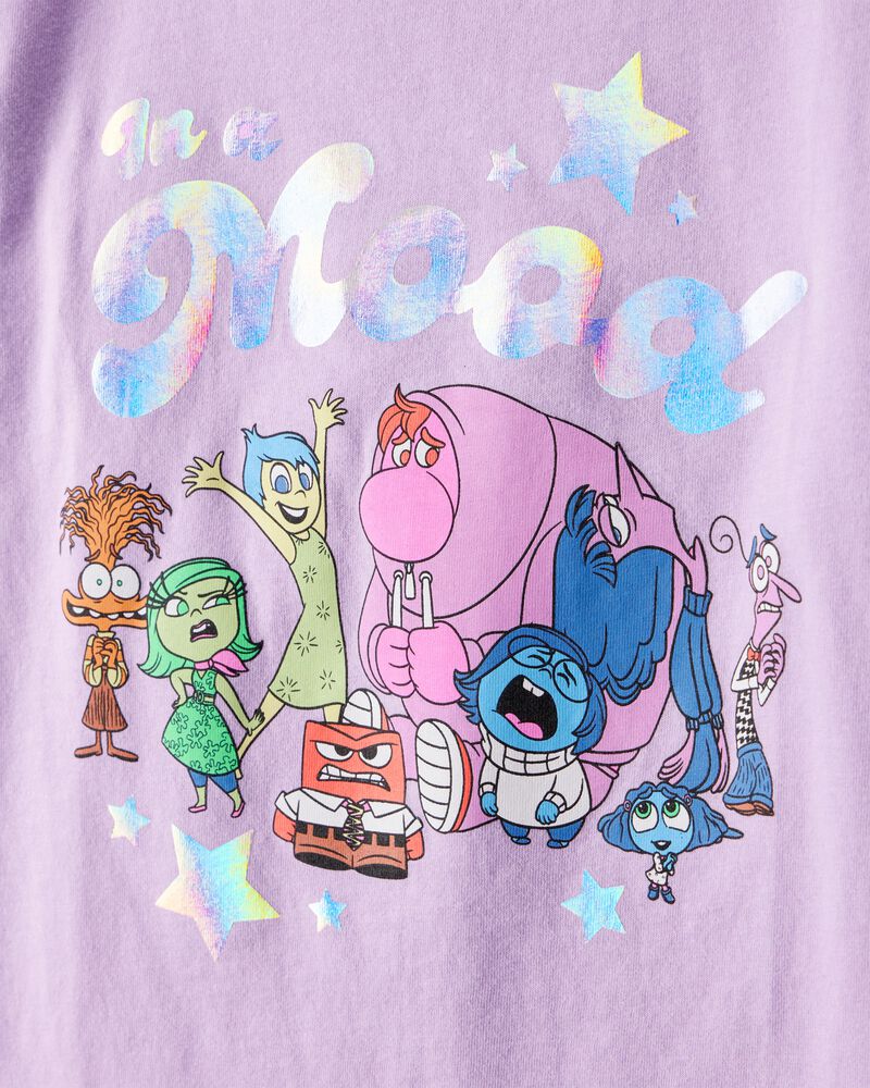 Kid InsideOut Short-Sleeve Graphic Tee - Purple, image 2 of 3 slides