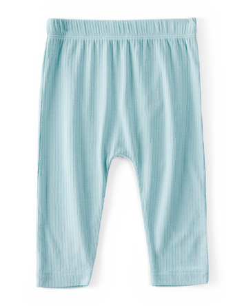 Baby 2-Pack PurelySoft Pull-On Pants - Blue/Ivory, 