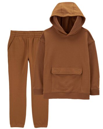 Kid 2-Piece Fleece Hoodie & Pants Set, 