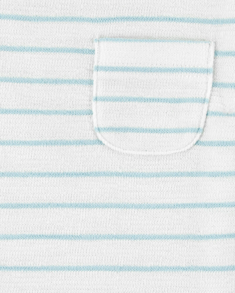Baby Striped Pocket Tee, image 2 of 3 slides
