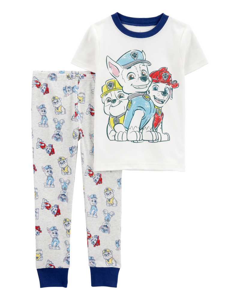 Toddler PAW Patrol Snug Fit Cotton 2-Piece Pajamas, image 1 of 3 slides
